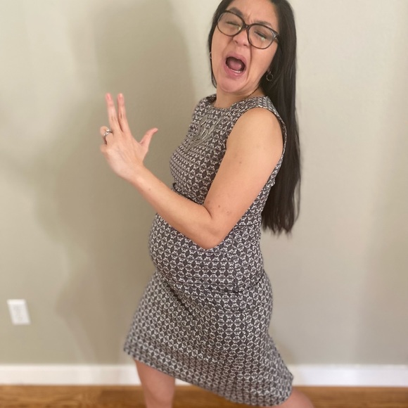 Vintage black and white dress - Picture 6 of 6